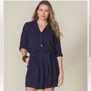 Matilda Jane Blue Navy Romper